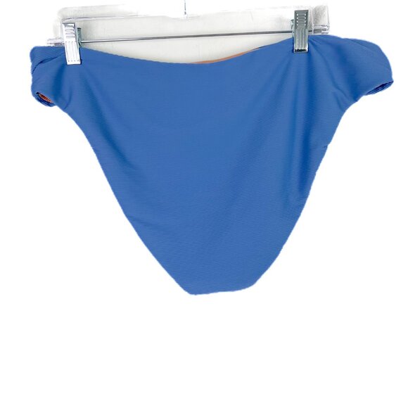 NWT J. Crew Ribbed High-Rise Cheeky Bikini Bottom Blue Size XXL NEW - Picture 8 of 11